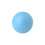 Bola anti-stress de PU brilhante em várias cores para personalizar cor azul-claro primeira vista