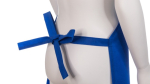 Conjunto de avental e chapéu de cozinha de non-woven para crianças cor azul quinta vista