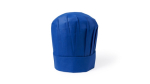 Conjunto de avental e chapéu de cozinha de non-woven para crianças cor azul sexta vista