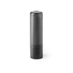 Bálsamo labial com FPS 15 em estojo de cores translúcidas cor preto primeira vista