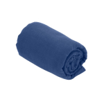 Toalha desportiva de microfibra com saco de transporte 138 x 72 cm cor azul primeira vista