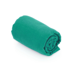 Toalha desportiva de microfibra com saco de transporte 138 x 72 cm cor verde primeira vista