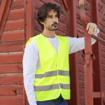 Colete refletor de alta visibilidade certificado para adultos