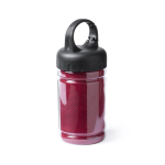 Toalha desportiva de material refrigerante e proteção UV50 90 x 30 cm cor vermelho segunda vista