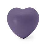 Anti-stress em forma de coração de várias cores para personalizar cor roxo primeira vista