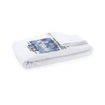 Toalha de microfibra absorvente de tamanho grande 90 x 170 cm 310 g/m2 cor branco primeira vista