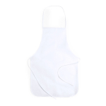 Avental para sublimação de non-woven com tiras a condizer 80 g/m2 cor branco segunda vista
