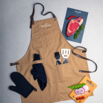 Avental de algodão canvas com vários bolsos 340 g/m2