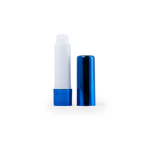 Bálsamo labial em batom em estojo de cores metalizadas cor azul quarta vista