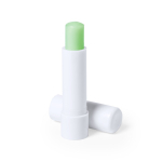 Bálsamo labial de aloé vera com estojo branco para personalizar cor branco