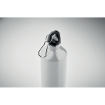 Garrafa antifugas de aço inoxidável reciclado de 750 ml cor branco