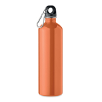 Garrafa antifugas de aço inoxidável reciclado de 750 ml cor cor-de-laranja