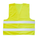 Colete de alta visibilidade para uso profissional XL RFX™ cor amarelo fluorescente segunda vista traseira