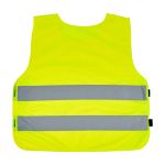 Colete de alta visibilidade para crianças de 3 a 6 anos, fecho de velcro RFX™ cor amarelo fluorescente segunda vista traseira