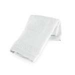 Toalha de algodão multiusos fabricada na Europa 380 g/m2 cor branco primeira vista