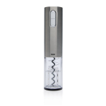 Saca-rolhas elétrico de aço inox, recarregável via USB cor cinzento segunda vista