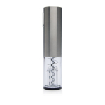 Saca-rolhas elétrico de aço inox, recarregável via USB cor cinzento terceira vista
