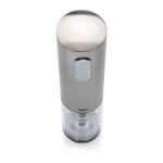 Saca-rolhas elétrico de aço inox, recarregável via USB cor cinzento quarta vista