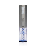 Saca-rolhas elétrico de aço inox, recarregável via USB cor cinzento vista principal