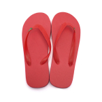 Havaianas com logo e bandeira do Brasil Brasileiras cor vermelho terceira vista
