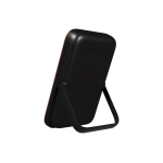 Powerbank elegante e compacta ideal para transportar – 5000 mAh cor preto vista ângulo traseiro esquerdo