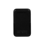 Powerbank elegante e compacta ideal para transportar – 5000 mAh cor preto vista traseira