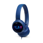 Auscultadores de arco dobráveis com cabo JBL Wave Flex 2 cor azul