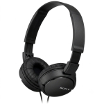 Auscultadores de arco dobráveis com fio Sony MDR-ZX110 cor preto