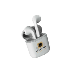 Fones Twins Core Fresh 'n Rebel, controlo tátil e carregamento rápido cor branco-sujo