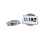Pin metálico promocional para roupa com fecho magnético oval