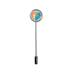 Pin de lapela metálico quadrado para congressos e eventos empresariais