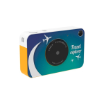 Câmara instantânea com impressão imediata e flash Kodak Printomatic cor amarelo