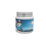 Caixa com 75 pastilhas elásticas sem açúcar Mentos Gum Mint 138 g cor hortelã refrescante