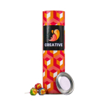 Tubo Chupa Chups personalizável com um total de cerca de 60 unidades cor mistura de sabores vista detalhe