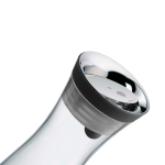 Decantador de vidro com filtro integrado e fecho prático WMF 1 L cor preto