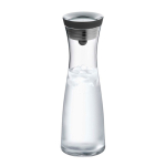 Decantador de vidro com filtro integrado e fecho prático WMF 1 L cor preto