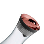 Decantador de vidro com filtro integrado e fecho prático WMF 1 L cor marrom alaranjado