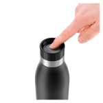Garrafa térmica em aço inoxidável anti-gotas com tampa 360° Tefal 500ml cor preto