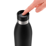 Garrafa térmica em aço inoxidável anti-gotas Tefal Bludrop Basic 700ml cor preto