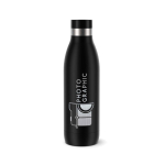 Garrafa térmica em aço inoxidável anti-gotas Tefal Bludrop Basic 700ml cor preto