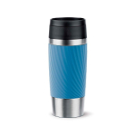 Copo térmico hermético aço inoxidável Tefal Travel Classic Twist 360 ml cor azul