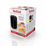Air Fryer sem óleo saudável Tefal Easy Fry Compact 1,6 litros cor preto