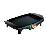 Placa antiaderente com controlo de temperatura de 5 níveis Tefal cor preto