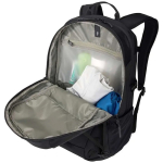 Mochila de nylon multifunções com vários compartimentos Thule 23L cor preto