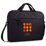 Mala para portátil reciclada com bolso oculto Case Logic® 14'' cor preto