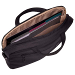 Mala para portátil reciclada com bolso oculto Case Logic® 14'' cor preto