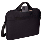 Mala para portátil reciclada com bolso oculto Case Logic® 14'' cor preto
