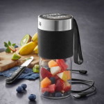 Liquidificadora portátil recarregável em aço inoxidável WMF cor preto