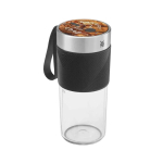 Liquidificadora portátil recarregável em aço inoxidável WMF cor preto