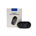 Medidor eletrónico portátil com ecrã digital e carregamento USB-C 99 m cor preto